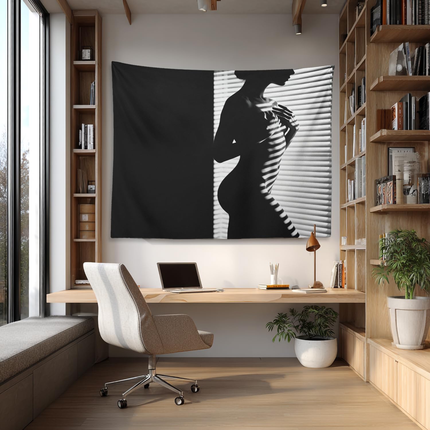 Abstract Woman Silhouette Tape - Fairy Lights Bedroom 评论和价格