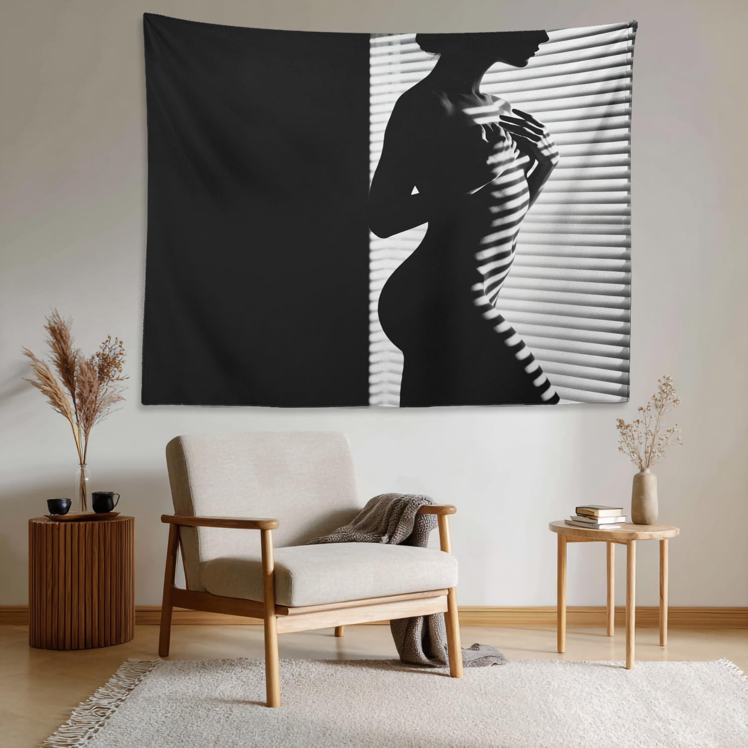 Abstract Woman Silhouette Tape - Fairy Lights Bedroom 评论和价格