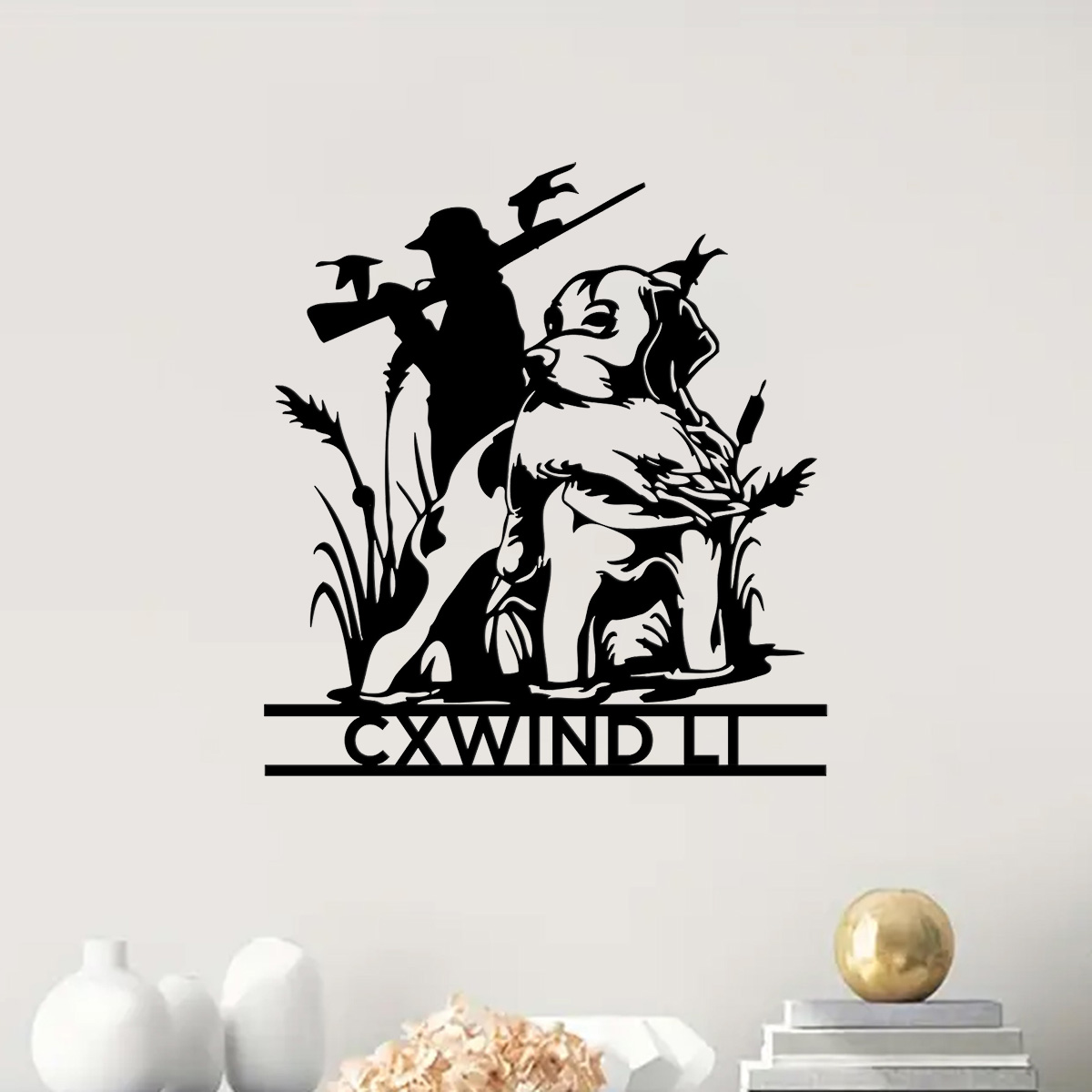 Custom Dog Hunting Metal Wall  - Home Decor Xmas Gifts 评论和价格