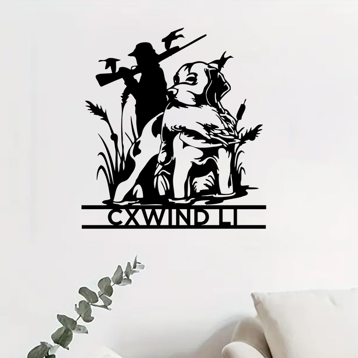 Custom Dog Hunting Metal Wall  - Home Decor Xmas Gifts 评论和价格