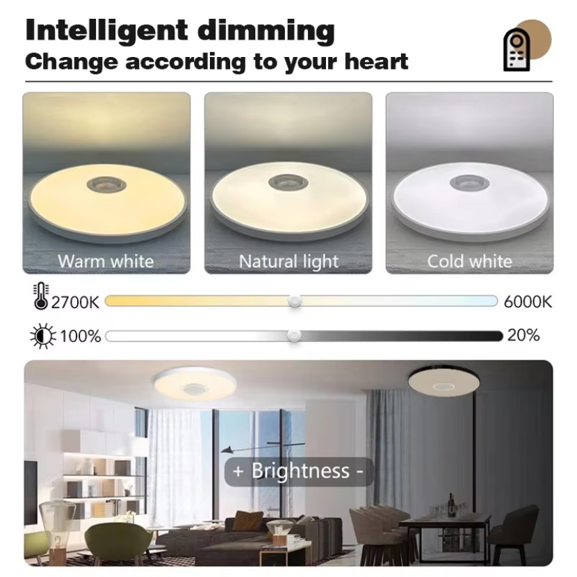 TUYA Smart Music Ceiling Light - Home Decor App 评论和价格