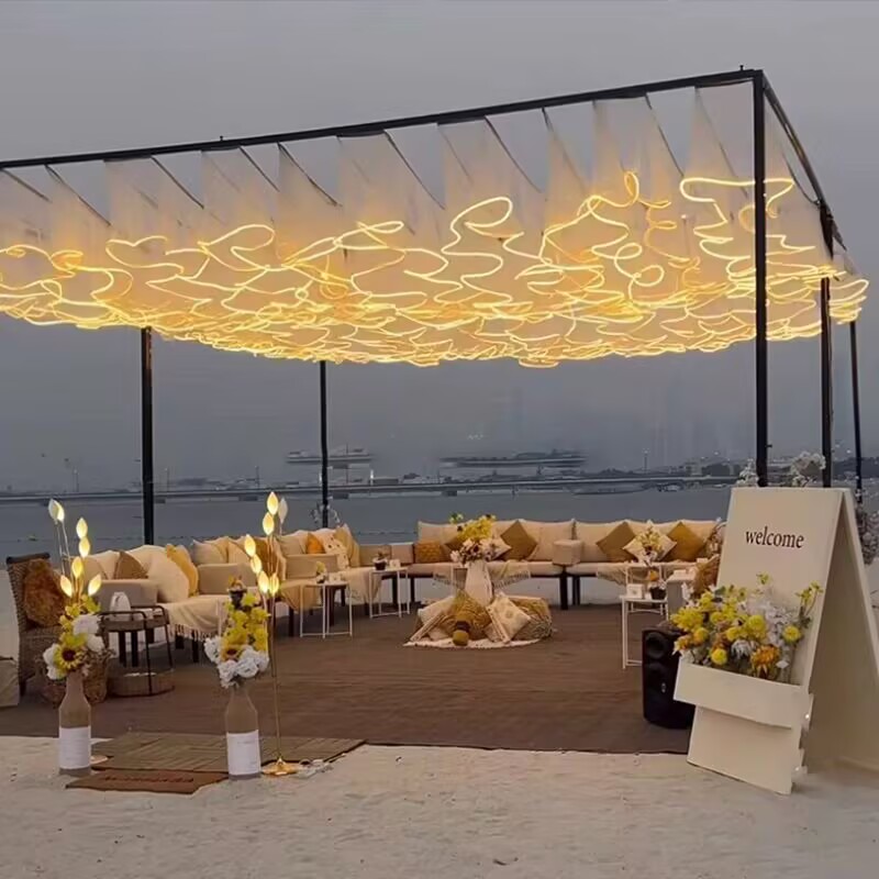 Wedding Ceiling Decoration Out - String Curtain Light 评论和价格