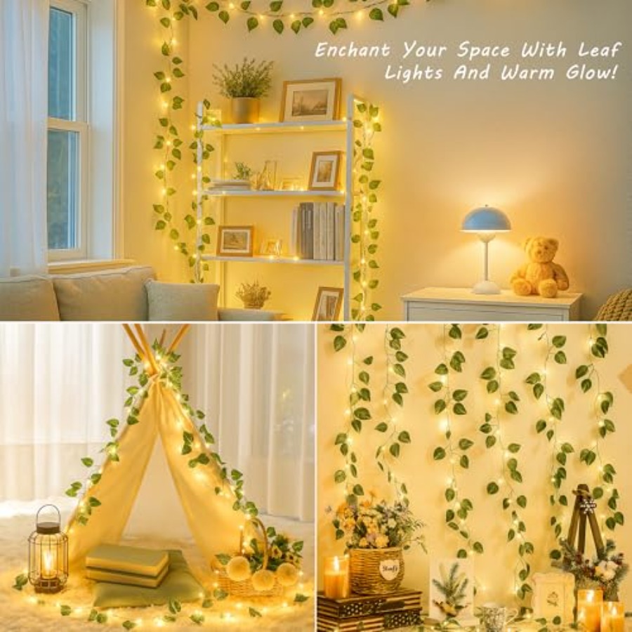 Pothos Vines with Fairy Lights - Fairy Lights Bedroom 评论和价格