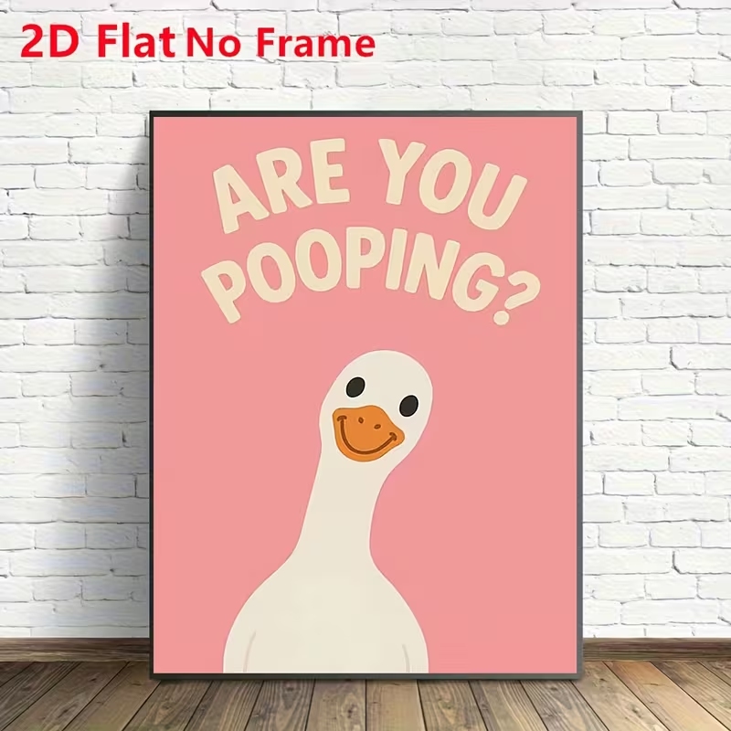 Modern Pink Are You Pooping Qu - Home Decor Foto 评论和价格