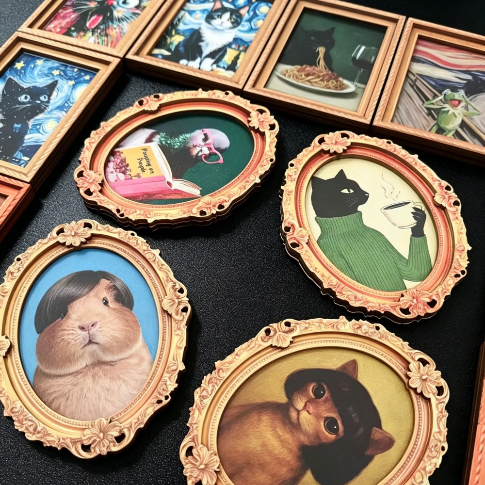 Cute Cat Refrigerator Magnet - - Home Decor Design 评论和价格