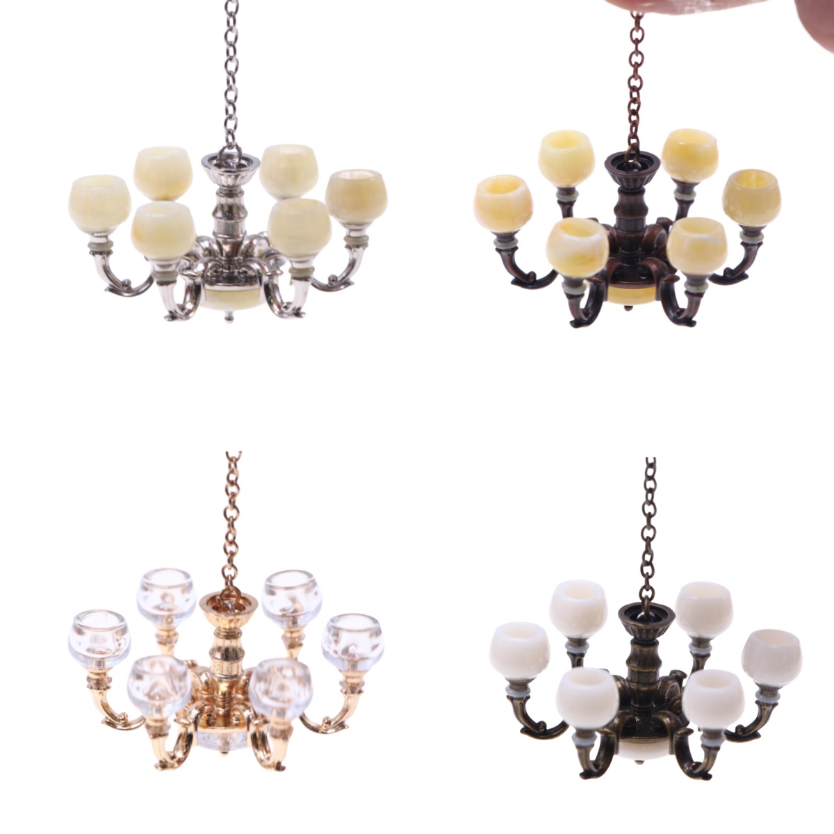 1Pcs Dollhouse Miniature Retro - Fairy Lights Bedroom 评论和价格