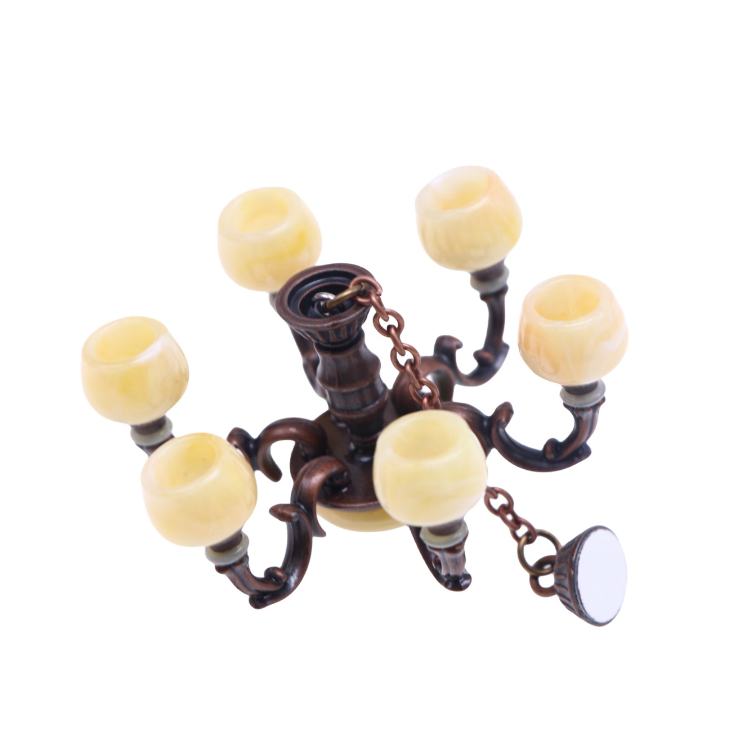 1Pcs Dollhouse Miniature Retro - Fairy Lights Bedroom 评论和价格
