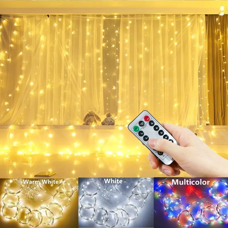 3/4/6m Curtain LED String Ligh - Fairy Lights Bedroom 评论和价格