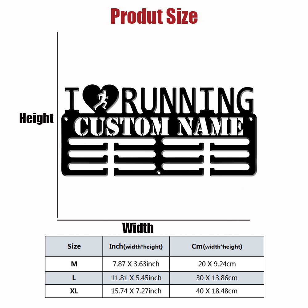 Custom I Love Running Metal Me - Home Decor Halloween 评论和价格