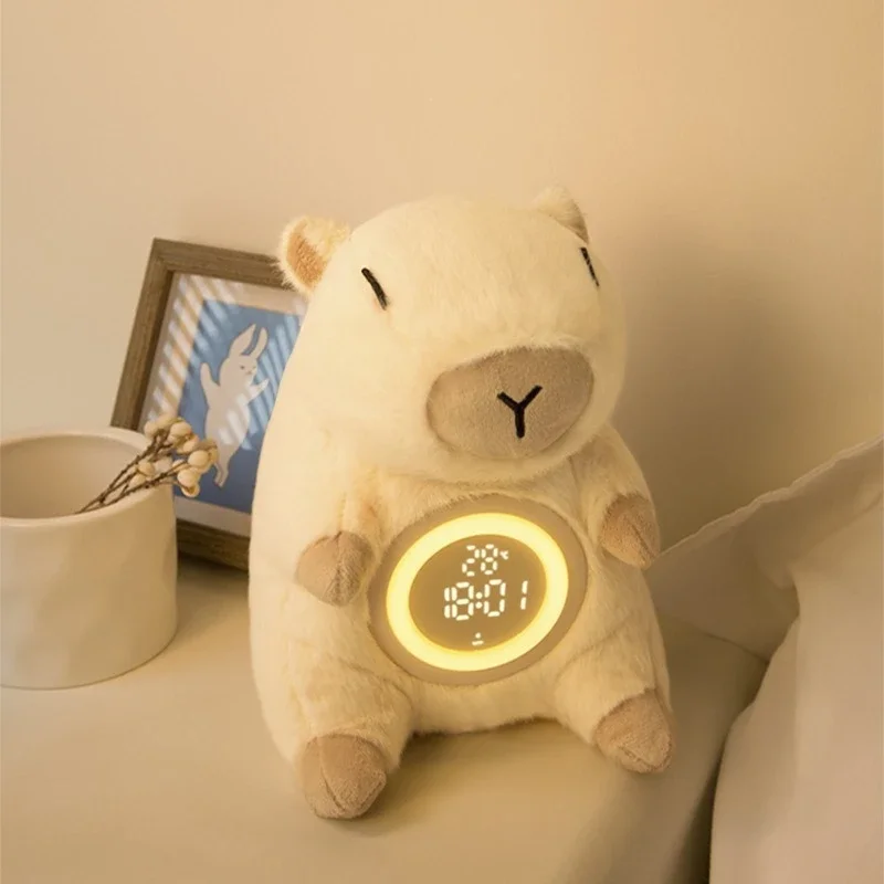 Adorable Capybara Plush Dual A - Vintage Alarm Clock 评论和价格