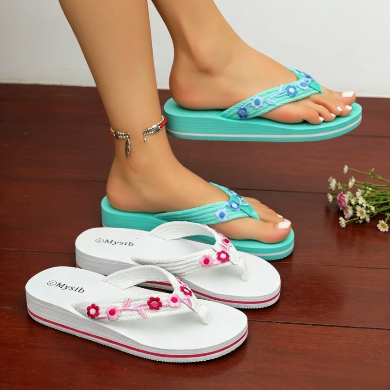 Women Casual Slippers Flower D - Home Decor Flowers 评论和价格