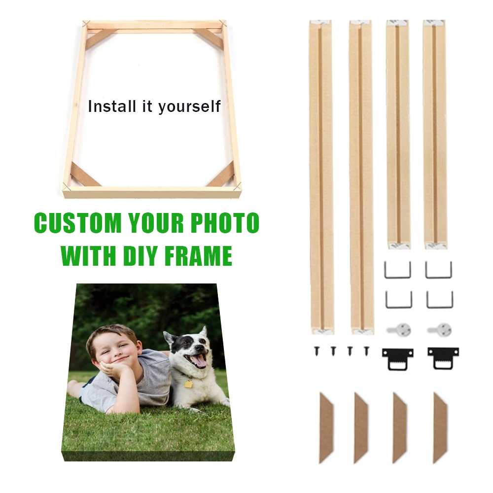 Custom Canvas Painting for Fam - Home Decor Foto 评论和价格