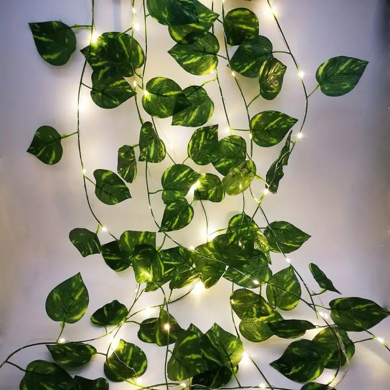 Ivy Vine LED String Lights Fai - Fairy Lights Bedroom 评论和价格