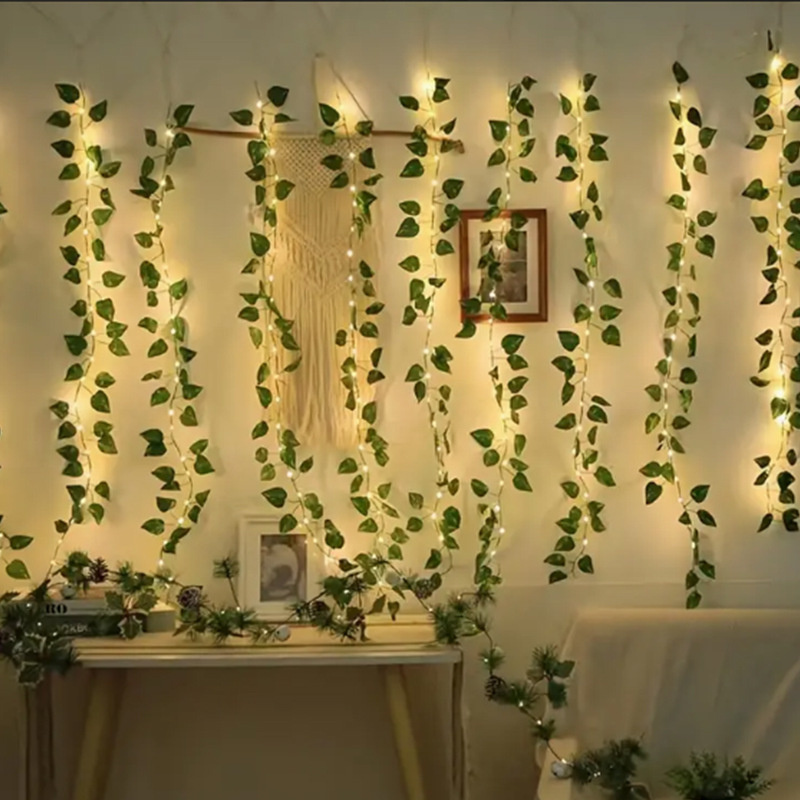 Ivy Vine LED String Lights Fai - Fairy Lights Bedroom 评论和价格