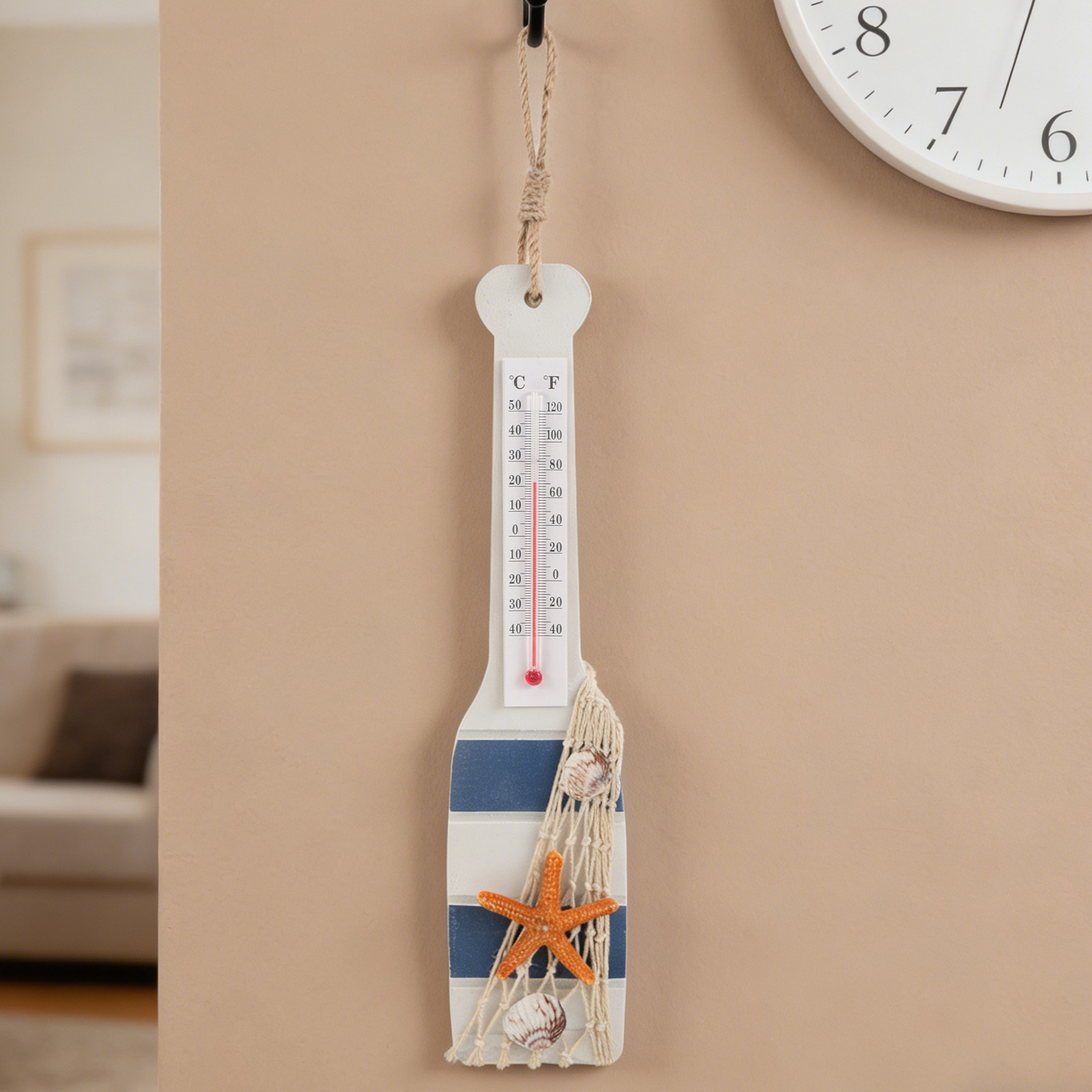 Wooden Paddle Wall Decor Nauti - Home Decor Nautical 评论和价格
