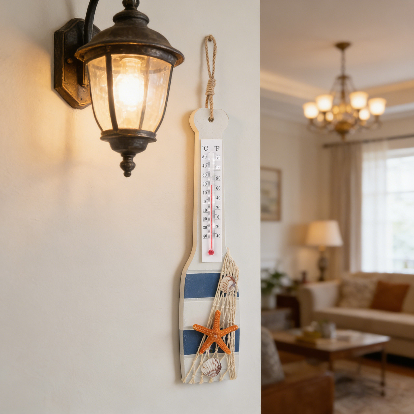 Wooden Paddle Wall Decor Nauti - Home Decor Nautical 评论和价格