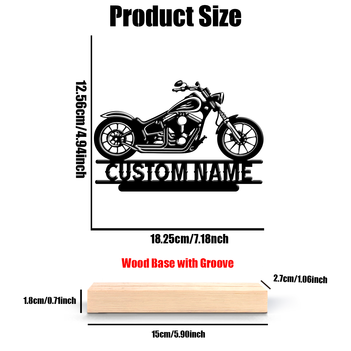 1Pc Csutom Name Road Motorbike - Home Decor Halloween 评论和价格