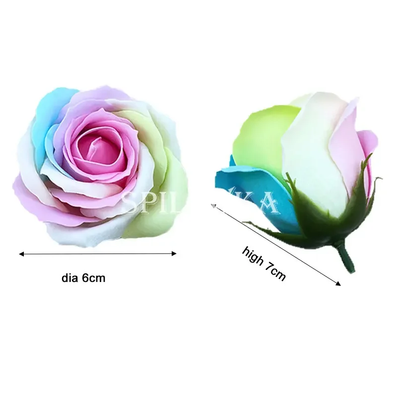 Spilewka 6X7cm Colorful Rose A - Home Decor Halloween 评论和价格
