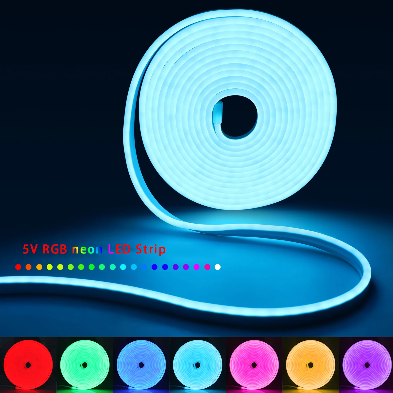 1-5m RGB LED Neon Strip Light  - Home Decor App 评论和价格